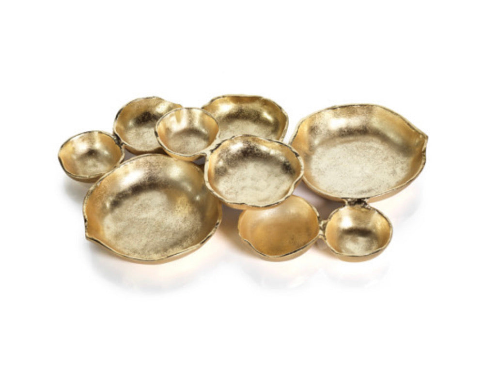 Gold Cluster Bowls